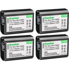 Kastar Kastar 4-Pack NP-FW50 Battery for Sony Cyber-shot DSC-RX10 Cyber-shot II