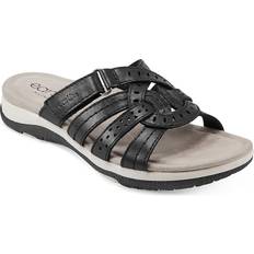 Slides Earth Sassoni Sandal Women's Black Sandals