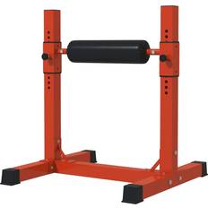 Soozier Bulgarian Split Squat Stand with 12-Level Single Leg Squat Roller, for Lower Body Strength Training