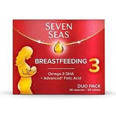 Seven Seas Breastfeeding, Postnatal Vitamins with Omega-3 Duo Pack