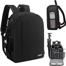 Camera Bags Caden CADeN Camera Backpack Bag Professional for DSLR/SLR Mirrorless Camera Waterproof, Camera Case Compatible for Sony Canon Nikon Camera and Lens Tripod Accessories