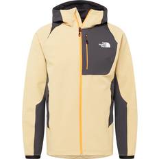 The North Face Men's Athletic Outdoor Softshell Hooded Khaki Stone-asphalt Grey