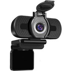 Webcams Chronus USB webcam 1080p with cover, Plug and Play Video Calling Computer Camera,Computer Camera fo Gaming and ConferencingBlack