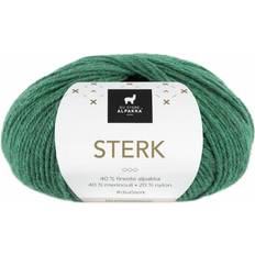 Du Store Alpakka Sterk Garn 888 Grön Melerad