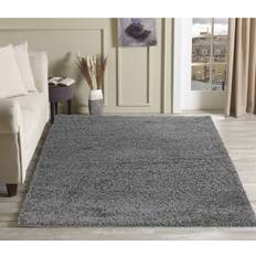 Indoor Carpet Carpets & Rugs Serdim Rugs Rectangle 160 230cm, Soft Shaggy 45mm Grey cm