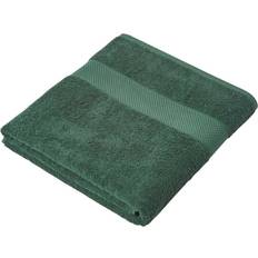 Green Bath Towels Homescapes Dark Sheet 100 Bath Towel Green