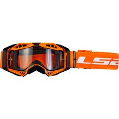 Oranje Motorbrillen LS2 Aura Enduro Series Motorcross bril, oranje voor man