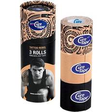 Kinesiology Tape CureTape Tattoo Rebel 2.5mx5cm 3-pack