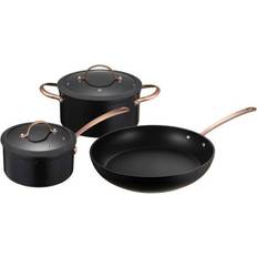 Aluminium - PTFE-fri Kasseroller & Stekepanner Modern House Black Copper Sett med lokk 3 deler