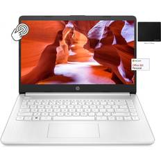 HP 8 GB - White Laptops HP 14In Thin Light Touchscreen