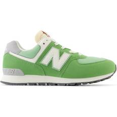 Green Trainers New Balance Big Kid's 574 - Chive with White