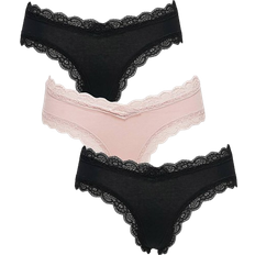 Lindex Mom Brasilianske Maternity Briefs Multifarvet 3-pak Dusty Pink (8040396-7351)