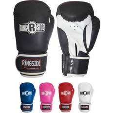 Synthetic Gloves Ringside Striker Training Boxing Gloves Small/Medium Black/White