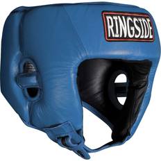 Martial Arts Protection Ringside Competition-Like Open Face Sparring Headgear Blue