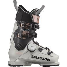 Salomon Damen Skistiefel Salomon S/Pro Supra Boa 105 GW Ski Boot 2024 - Grey Aurora/Black/Pink Gold