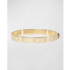 Tory Burch Gold-Plated Hinge Bracelet - M