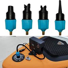 SUP Accessories PeSandy Inflatable SUP Pump Adaptor Compressor Paddle Board Pump Adapter, Multifunction SUP Valve Adapter with Air Valve Nozzles for Inflatable Boat, Stand Up Paddle Board, Inflatable Bed, Dinghy