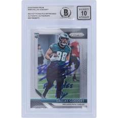 Panini Dallas Goedert Philadelphia Eagles Autographed 2018 Prizm #299 Beckett Fanatics Witnessed Authenticated Rookie Card with "Fly Fly" Inscription