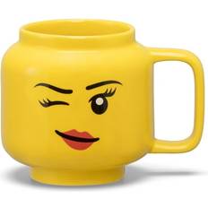 LEGO Winking Girl 9 Ounce Ceramic Mug