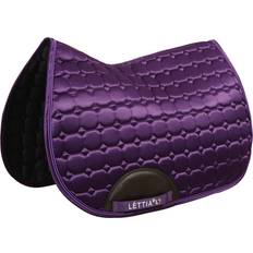 Purple Pads Lettia Infinity Collection All Purpose Saddle Pad- Purple