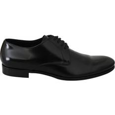 Derby Dolce & Gabbana Derby Napoli Black Leather Dress Formal Shoes EU41.5/US8.5