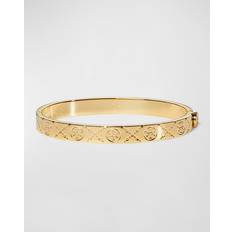 Stainless Steel Jewellery Tory Burch Gold-Plated Hinge Bracelet - M