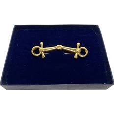 Gold Bits Gold Plated Stock Pin Snaffle Bit