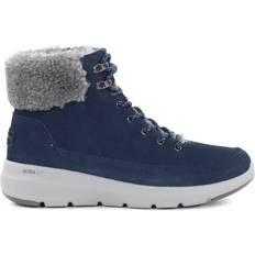 Skechers Textile Ankle Boots Skechers On The Go Glacial Ultra Water Repellent W - Navy/Grey