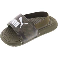 Puma Sandals Children's Shoes Puma Cool Cat 2.0 Camo BS JR Boys Youth Green Sandal