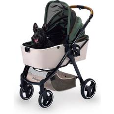 Ibiyaya Dog Buggy Retro Luxe with Rain Cover