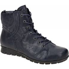 Sko Think MENSCHA 3-000095-8000 dunkel-blau bequeme Stiefelette r Damen