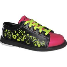 Pyramid Women Rain Black/Hot Pink/Lime Green Bowling Shoes