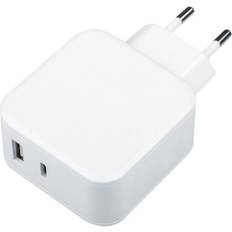 Dacota Platinum Väggladdare 2 PortarUSB-C USB-A 20/12 W