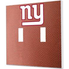 Keyscaper New York Giants Football Design Double Toggle Light Switch Plate