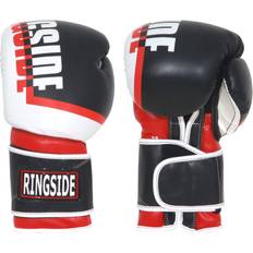 Black Gloves Ringside Bullet Sparring Gloves, Black/Red, oz