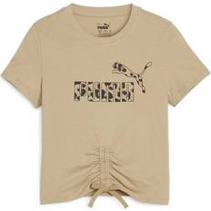 Puma Kinder Shirt ESS ANIMAL Knotted Tee Braun