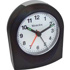 Westclox 3 in. Black Alarm Clock Analog