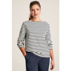 Joules Women's Womens Harbour Cotton Long Sleeved Top Navy/Multi