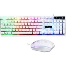 Keyboards Greenzech Keyboard Mouse Set Wired Combo