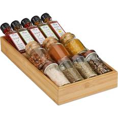 Relaxdays Spice Drawer Insert Bamboo