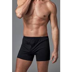 Dagi Men's Cotton Boxer Shorts, Black