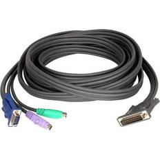 KVM Switches Aten 2L1606P 20' DB-25M to HDB and PS/2 Male KVM Cable