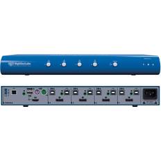 KVM Switches Kramer Kramer Electronics SK41PU-3 4-Port 4K30 UHD DisplayPort to HDMI KVM Switch, fUSB
