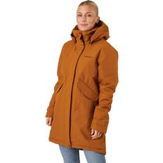 Didriksons Tanja Wns Parka Orange, Female, Tøj, jakker, Brun