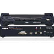 KVM Switches Aten KE6900 1x DVI KVM Over IP Extender Kit