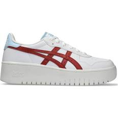 Asics Japan S Platform Women's Sportstyle Shoes - Hvid/Brændt Rød