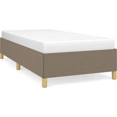 vidaXL taupe 90x190 Sängram