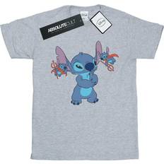 Overdeler Disney Lilo And Stitch Little Devils Cotton Boyfriend T-Shirt Grey