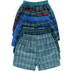 XL Boxer Shorts Fruit of the Loom Boy's Tartan Plaid Boxers Assorted 7 Pack