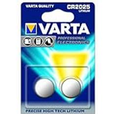 Varta CR 2025 BL 2 elektroniska batterier set med 2 x 2 4 batterier